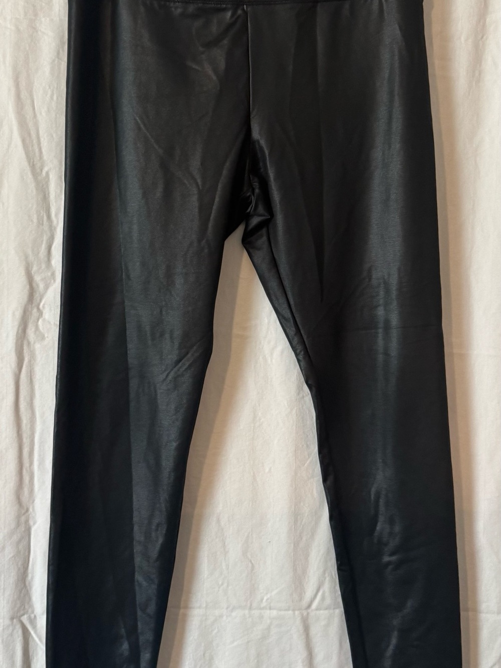 Wild Fable Black Faux Leather Leggings – Size M